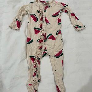 Spearmint Love Pajamas - Size 0-3 months